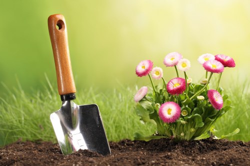 Privacy and fraud prevention measures for garden maintenance payments